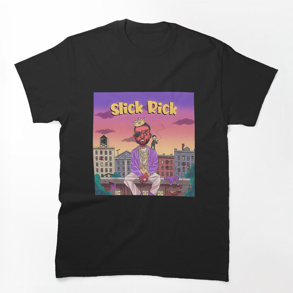 Slick Rick Inspired Single Song Retro Hip Hop Music Design Shirt
