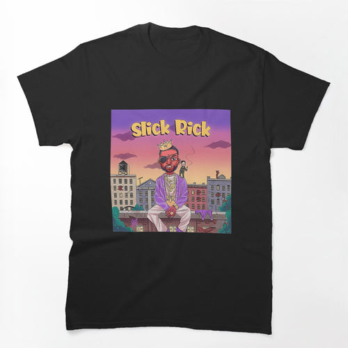 Slick Rick Inspired Single Song Retro Hip Hop Music Design Shirt