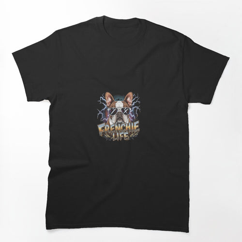 90s Vintage Bootleg Rap Frenchie French Bulldog Graphic Shirt