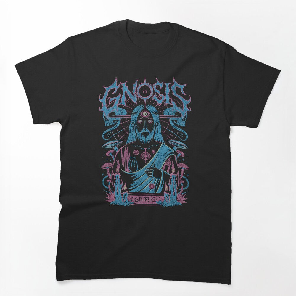 Gnostic Jesus Death Metal Dark Aesthetic Shirt