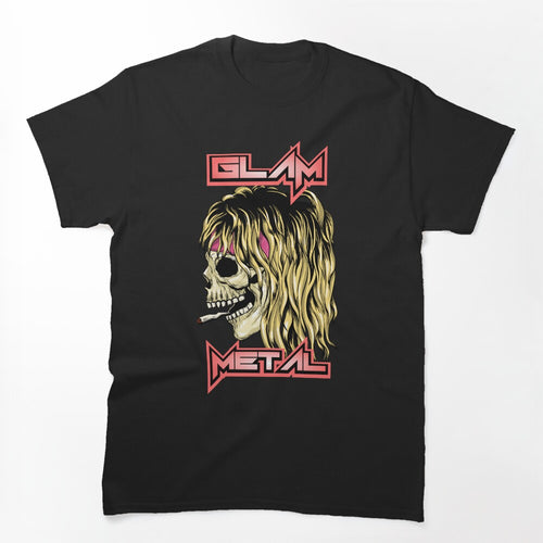Glam Metal Skull Shirt