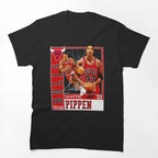 Scottie Pippen Basketball Legend Chicago Signature Vintage Retro 80s Shirt