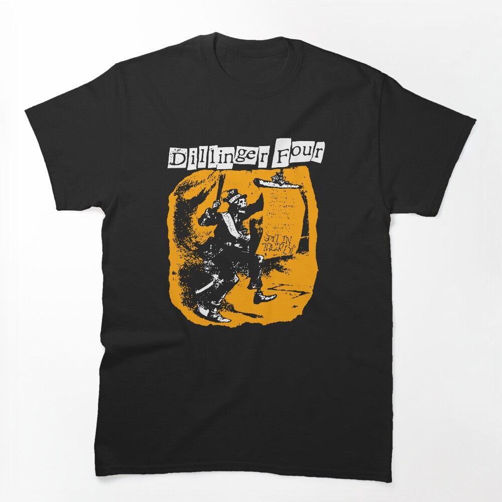 Orange Silhouette Melodic Hardcore Band Shirt