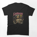 Lambrini Girls Vintage 3D Rock Band PS1 Style Shirt