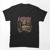 Lambrini Girls Vintage 3D Rock Band PS1 Style Shirt