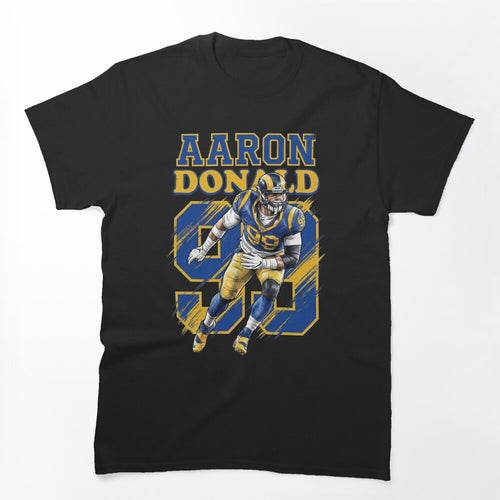 Aaron Donald Retro 90s Vintage Bootleg Style Football Shirt