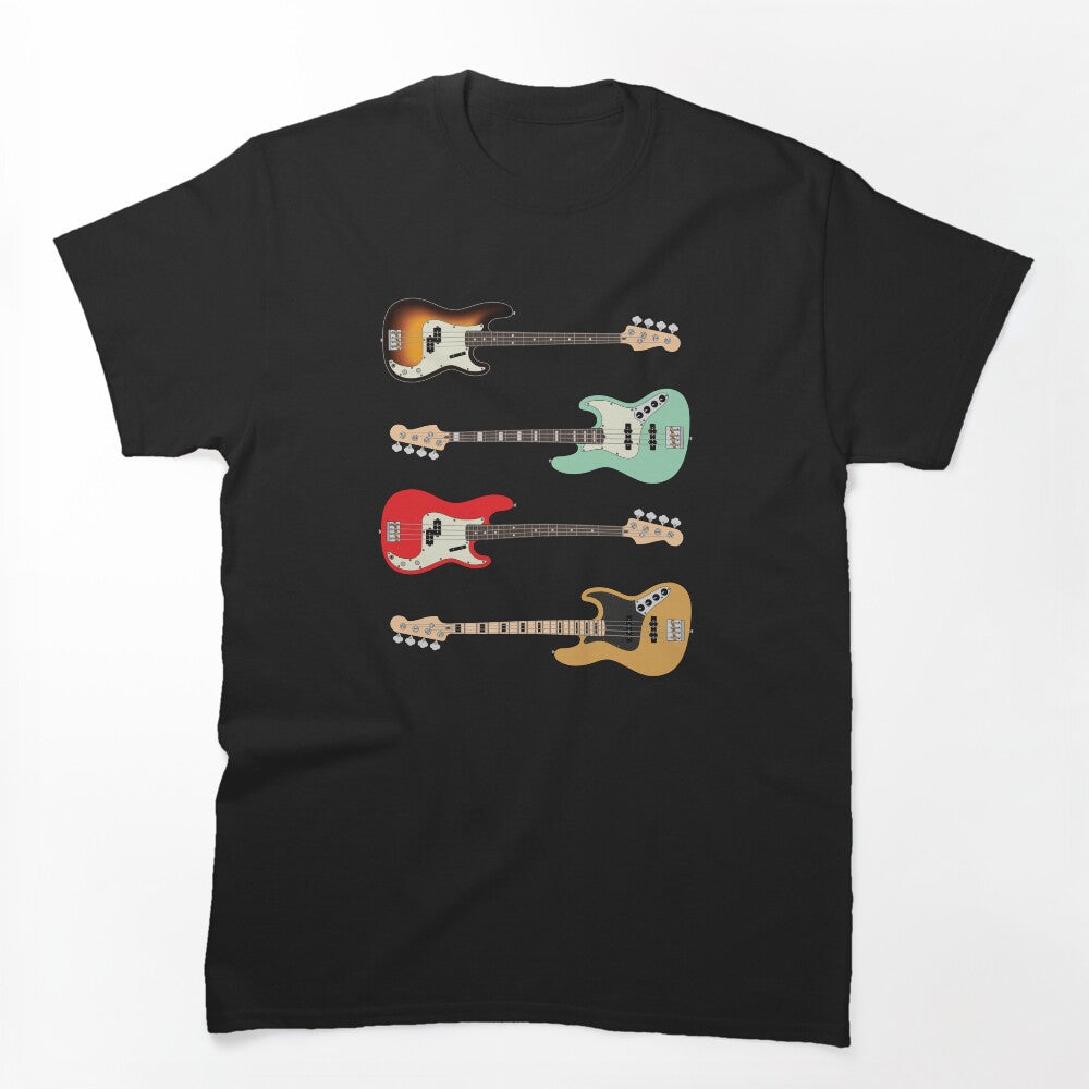 4 String P And J Style Bass Guitar Pack Shirt
