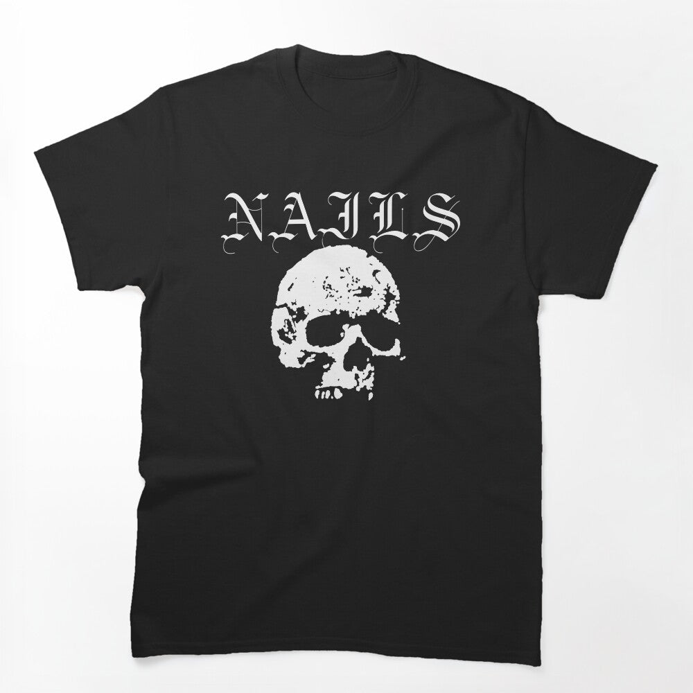 Nails Hardcore Punk Band White Shirt