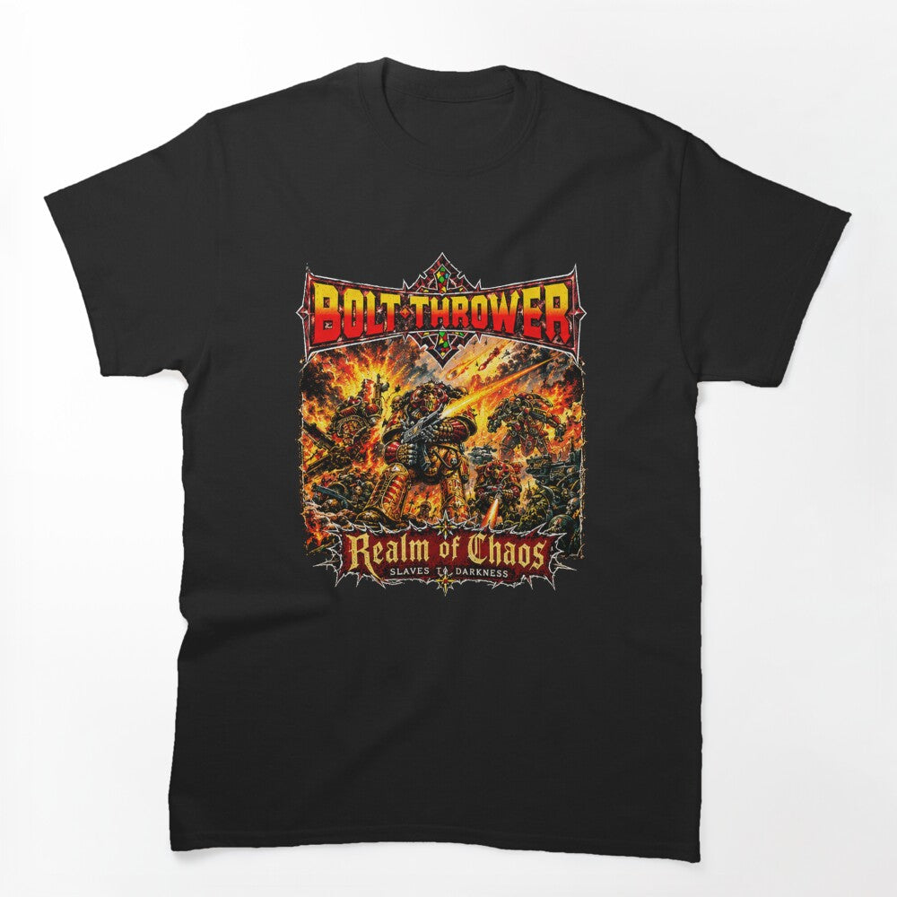 Bolt Thrower Metal Band Realm Of Chaos Album Vintage Artwork Shirt