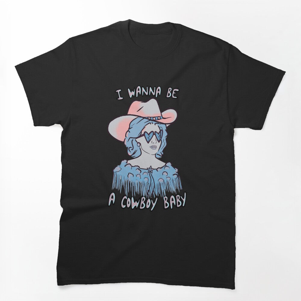 CMAT I Wanna Be A Cowboy Baby - Blue Shirt