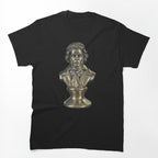 Metallic Small Statue Of A Great Person !! Shirt