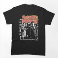 Grunge Style Pink And Yellow Melodic Shirt