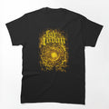 Yellow Typography Metalcore Music Group Shirt