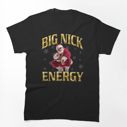 Bootleg Y2K Rap Santa Big Nick Energy Shirt