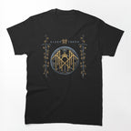 Sleep Retro Token Rune Emblem Gothic Swords Design Shirt