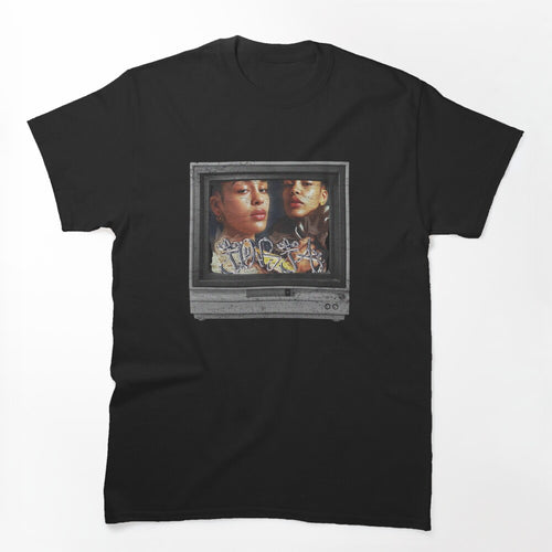 Vintage Singer Face In Television Shirt