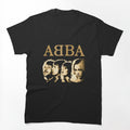 ABBA Golden Sepia Profile Portrait Design Shirt