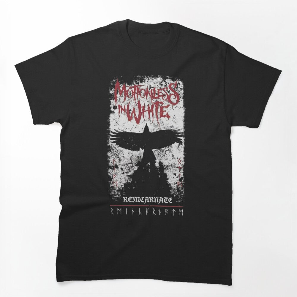 Vintage Motionless Heavy In White Music Band Shirt