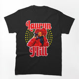 Lauryn Hill R&B Soul Hip Hop 90s Vintage Portrait Shirt