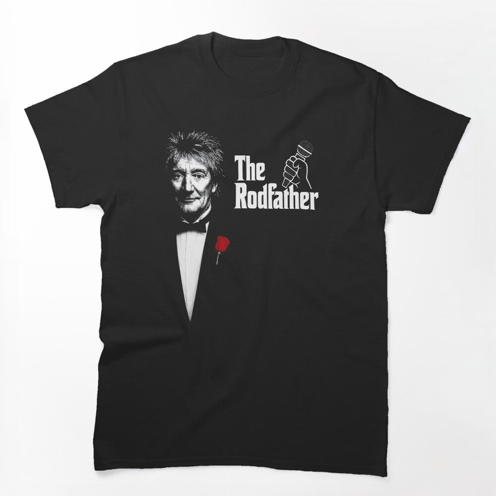 The Rodfather Rod Stewart Godfather Parody Design Shirt