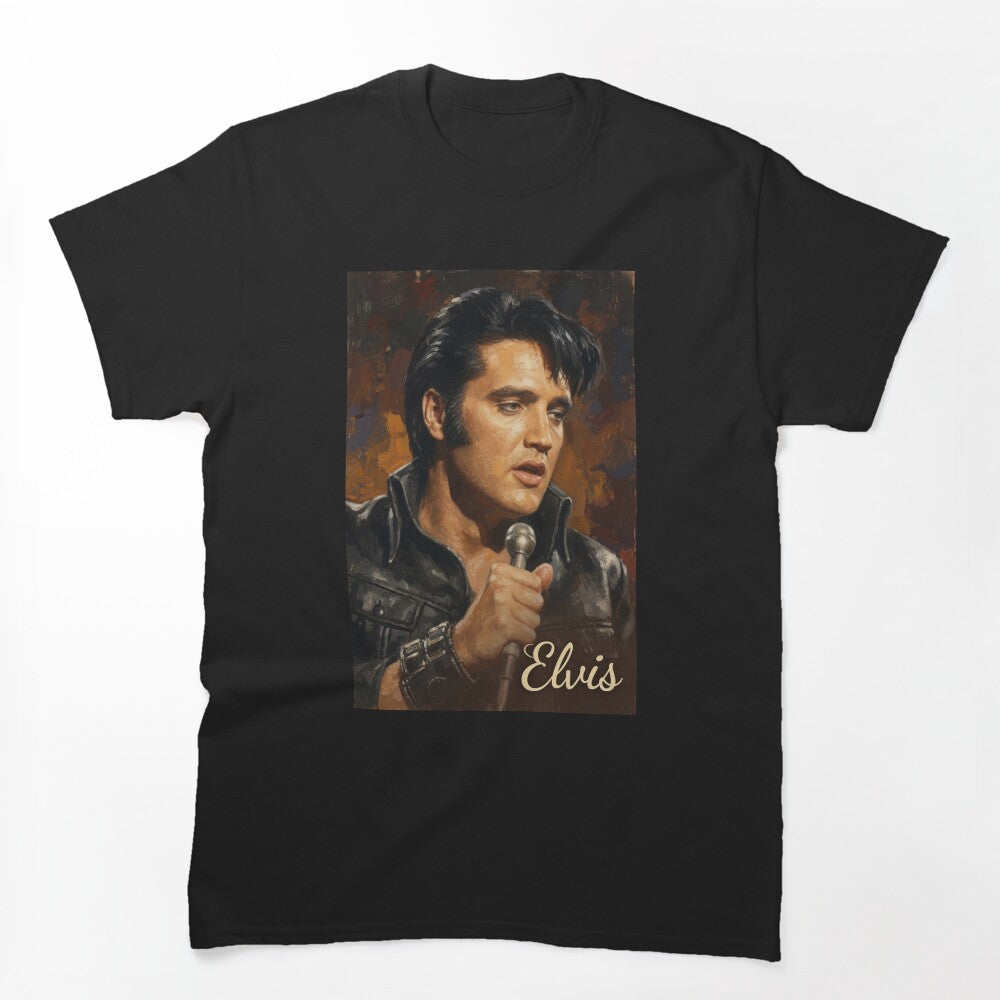 Elvis Presley '68 Comeback Vintage Portrait Art Shirt
