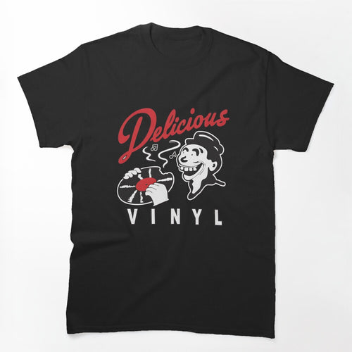 Delicious Vinyl Retro Music Cartoon Character Shirt