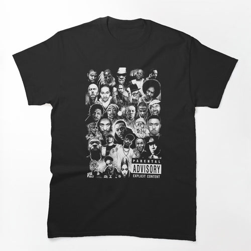 Rap Legends 74 Vintage T Black Shirt