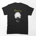 Ministry Band White Glowing Skull Shirt
