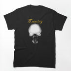 Ministry Band White Glowing Skull Shirt