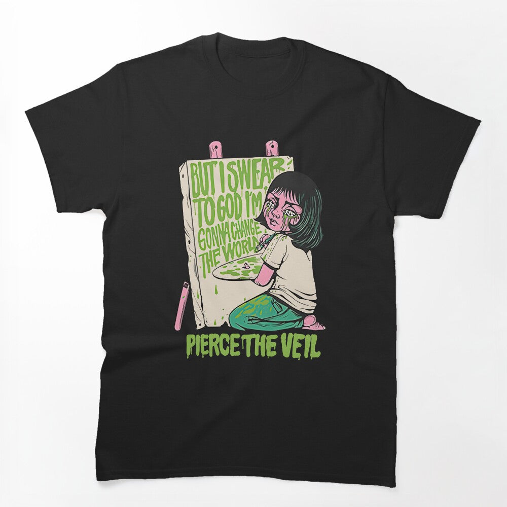 Beautiful Model Pierce The Veil Change The World Movie Fans Shirt