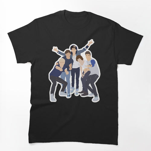 Boy Band Faceless Design Shirt