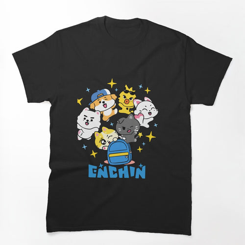 Enhypen Mascot Cute Enchin Kpop Graphic Engene Fan Comfort Colors Shirt