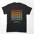 Drummer Drumsticks Vintage Style Drum Player Shirt