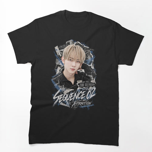 Yoo Seungeon Blue Xerox Collage AND2BLE Fan Art Shirt