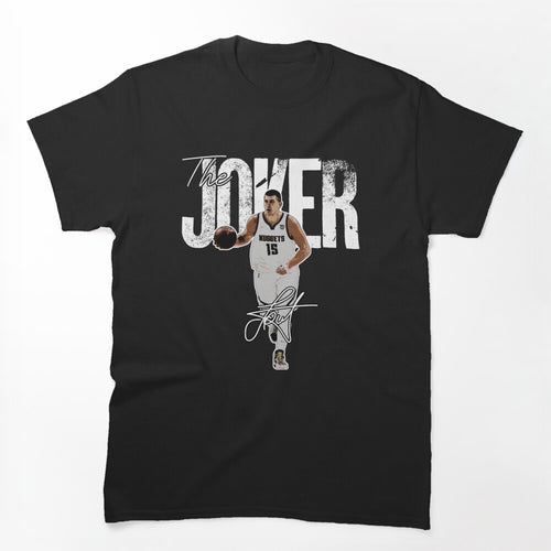 Nikola Jokic The Joker Basketball Denver Signature Vintage Retro 80s Shirt