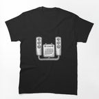 An Amplifier Connected To Concert Speakers Shirt