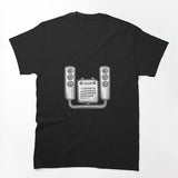 An Amplifier Connected To Concert Speakers Shirt
