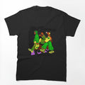 World Tour Indie Surf Black Typography Shirt