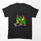 World Tour Indie Surf Black Typography Shirt