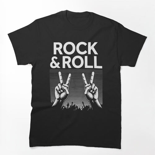 Rock And Roll Peace Hands For Rock Music And Concert Fans Shirt