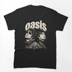 Oasis Band Portrait Liam Noel Gallagher Vintage Shirt