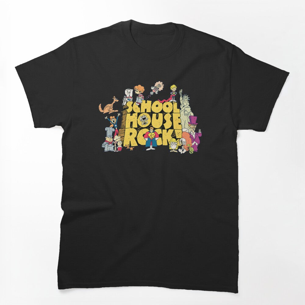 Distressed Schoolhouse Rock - Authentic Vintage Style Shirt