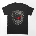 Riley's L A Guns Official Logo Red Skull Shirt