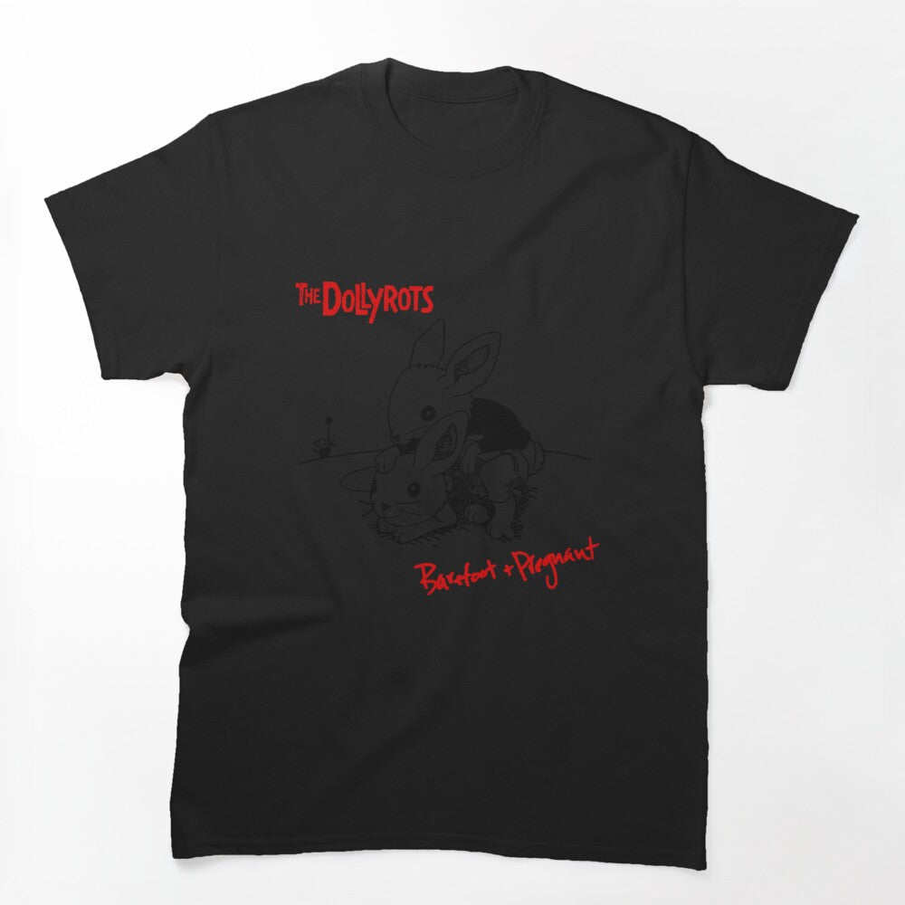 Rabbit Cartoon Style Power Pop Music Group Shirt