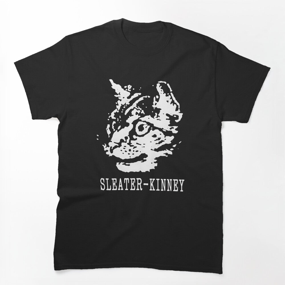 Sleater-Kinney Cat Face Band Rock Music Shirt