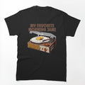 My Favorite Morning Jam Vinyl Record Breakfast Player Shirt
