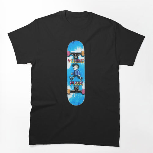 YOUNG PUNK Skateboard Design Shirt