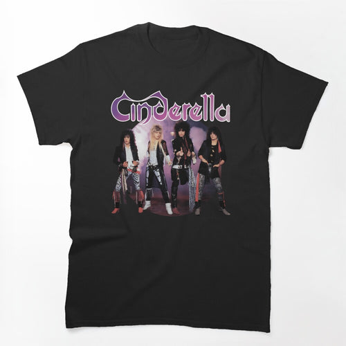 80s Glam Hair Metal Band Purple Shirt