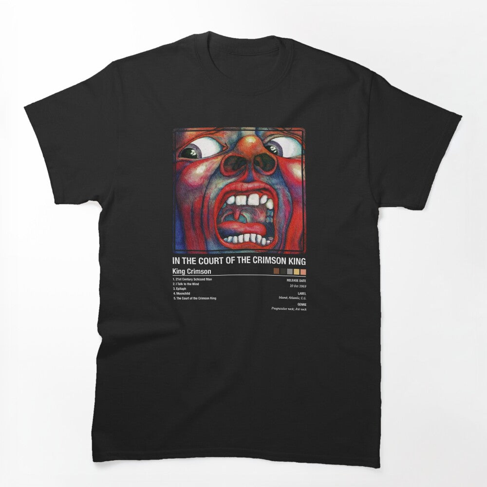 King Crimson In The Court Of The Crimson King Album Cover Shirt