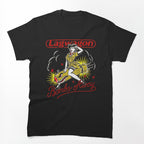 Red Typography Rope Symbol Shirt